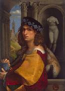 CAPRIOLO, Domenico Self portrait oil painting artist